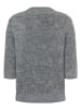 More & More Kurzarmpullover in warm grey melange