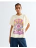Wrangler T-Shirt Girlfriend in Antique White