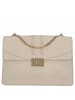 Seidenfelt Roros Big - Schultertasche 28 cm (oxblood/gold) in tofu beige