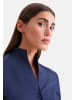 Seidensticker Kelchkragenbluse Slim in Dunkelblau