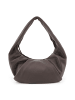 Les Visionnaires Greta Schultertasche Leder 37 cm in chocolate