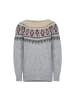 Jalene Damen Sweater in HELLBLAU MEHRFARBIG