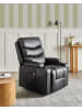 Beliani Fernsehsessel ETER in Schwarz - (W) 79 x (H) 105 x (L) 91 cm