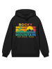 F4NT4STIC Hoodie US National Parks Rocky Mountain Sunset in schwarz