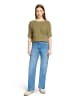 Betty Barclay Strickpullover kurzarm in Soft Olive