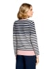 Betty Barclay Feinstrickpullover mit Rundhalsausschnitt in Patch Dark Blue/Rosé