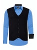 Rusty Neal Hemd mit Weste in Blau