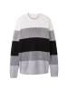 TOM TAILOR Denim Pullover STRUCTURED COLORBLOCK in Mehrfarbig