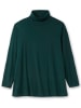 sheego Rollkragen-Shirt in tiefgrün