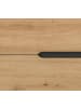 Inn.Furn Kleiderschrank Eiche Artisan, grau 4-türig 180 cm, Schrank mit Soft-Close