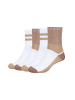 camano Socken silky touch colourblock Lurex 4er Pack natural