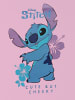 Lilo & Stitch Disney Lilo & Stitch Nachthemd Schlafshirt Pyjama Kurzarm Oberteil in rosa