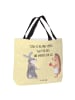 Mr. & Mrs. Panda Shopper Hase Igel mit Spruch in Gelb Pastell