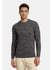 KEY LARGO Pullover 'Como' in dunkelblau meliert