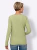 Sieh an! Langarm-Shirt in lindgrün