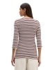Marc O'Polo Gestreiftes T-Shirt regular in Dark Red