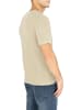 normani 2er Set Herren T-Shirts aus Bio-Baumwolle Nyons in Beige/Schwarz