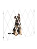 relaxdays Hundeabsperrgitter in Weiß - (B)130 x (H)87,5 cm