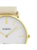 Oozoo Armbanduhr Oozoo Vintage Series creme, weiß groß (ca. 40mm)