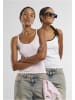 Urban Classics Tanks & Cami in blushedrose/white+white/black