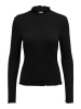 JACQUELINE de YONG Dünnes Langarm Shirt Stehkragen JDYFRANSISKA in Schwarz