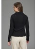 Laura Scott Ajourstrickjacke in schwarz