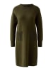 Oui Strickkleid in khaki