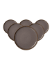 Ritzenhoff & Breker 6er Set Dessertteller Malaga ø 22 cm in Grau