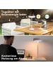 ZMH Tischleuchte LED Solarenergie in weiß 3600mhA Touch Dimmbar mit USB Akku