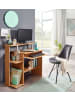 FineBuy Schreibtisch in Braun / Spanplatte / 94x48x90