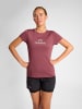 Newline T-Shirt S/S Nwlbeat Tee Woman in MAROON