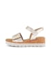 Gabor Plateau Sandalen in beige