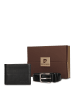 Pierre Cardin Geldbörsen- und Gürtel-Set in BLACK