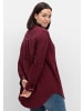 sheego Baumwollbluse in weinrot