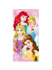 Disney Disney Prinzessinnen Badehandtuch Strandtuch 70x140 cm aus Baumwolle in Pink