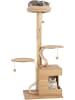 COSTWAY Kratzbaum Holz 129cm in Beige