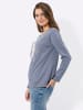 WITT WEIDEN Rundhals-Shirt in taubenblau