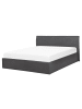 Beliani 2-tlg Doppelbett ORBEY in Grau