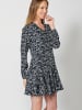 KOROSHI Kleid mit langen ärmeln in schwarz