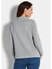 GOLDNER Langarm Ottoman-Design, Turtleneck in grau