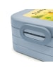 Mr. & Mrs. Panda MEPAL Bentobox Bienen Paar Design mit Spruch in Blau Pastell