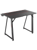 Kuura Gaming Gaming-Tisch in Schwarz 100x60x75cm