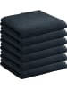 REDBEST Frottier, Leichtfrottier Handtuch 6er-Pack Oceanside in schwarz