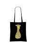 Mr. & Mrs. Panda Beuteltasche Giraffe Blumenkranz ohne Spruch in Schwarz