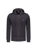 Rifle Blaues Baumwoll-Kapuzen-Sweatshirt