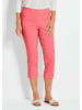 GOLDNER Schlupfhose LOUISA mit Steppnähten in koralle