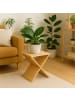 relaxdays Pflanzenhocker in Natur - (B)40 x (H)44 x (T)33 cm
