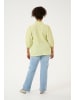 KAFFE curve Langarm-Bluse KCvitana Regular fit in Lettuce Green