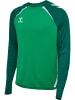 Hummel Sweatshirt Daumenlöcher Hmllead Erwachsene in JELLY BEAN/EVERGREEN