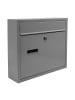 relaxdays Briefkasten in Grau - (B)36 x (H)31 x (T)10 cm